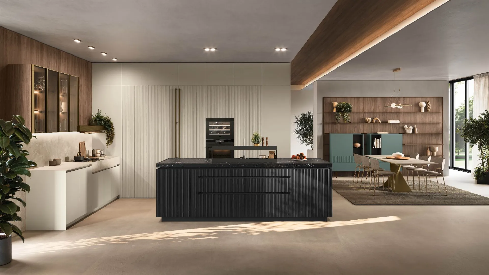 Stile minimal, colore in primo piano